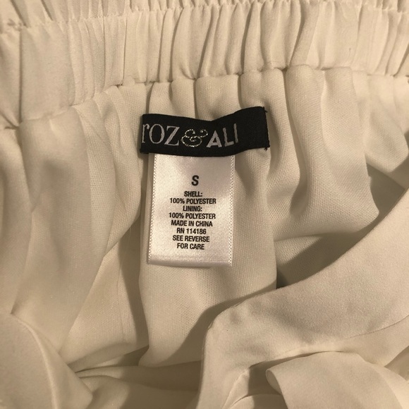 ♥️ NWT Roz & Ali Layered Belted Midi Skirt - Picture 6 of 6